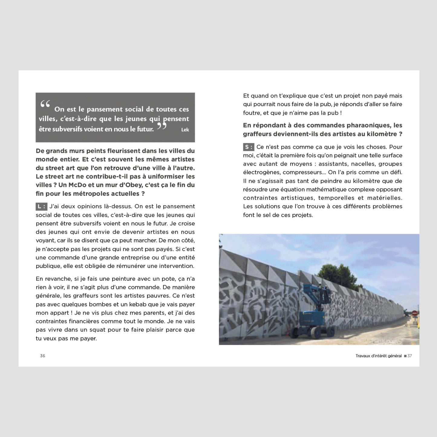 Lek & Sowat - Travaux d'Intérêt Général